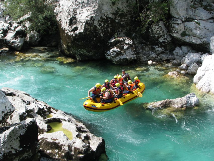 Slovenia: Half-Day Rafting Tour on Soča River with Photos - The scenery from the raft