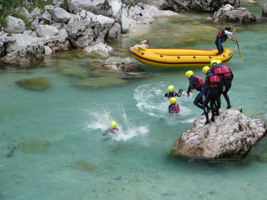 Soča River: Family Rafting Adventure, with Photos - Swimming in the emerald pools