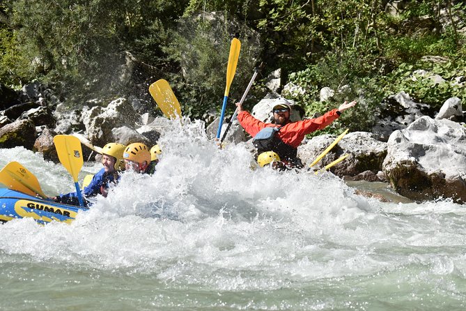 Soča River Rafting Adventure in Bovec - Swimming in the calm sections