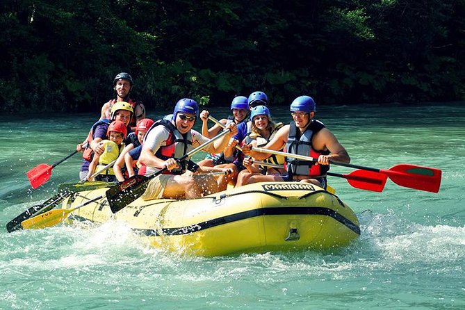 The best Rafting on Sava river in Bled - The calmer section: games, swimming, and scenery