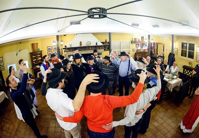 Traditional Slovenian Dinner and Show - Šklojce, Dried Fruit, and a Friendly Welcome