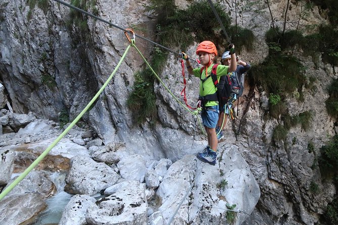 Via Ferratas In Triglav National Park And Julian Alps - Reaching the rock on Mala Mojstrovka