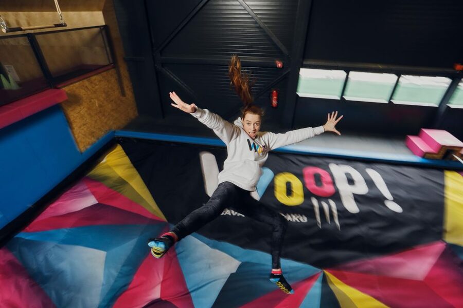 Woop! Fun park with 21 attractions - Foam pits, airbag landings, and the parabolic slide