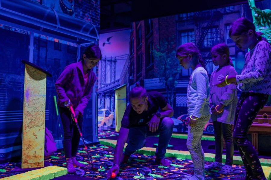Woop! Glow golf: Ljubljana Btc City - Should you book WOOP! Glow Golf?